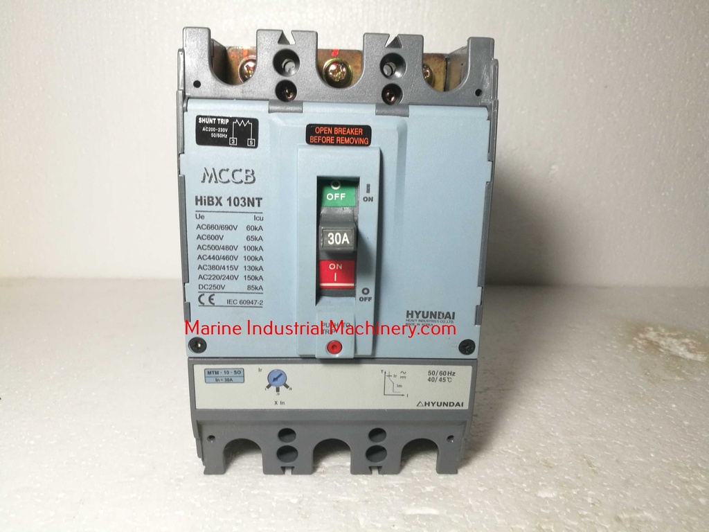 Hyundai HiBX 103NT Molded Case Circuit Breaker(30A)