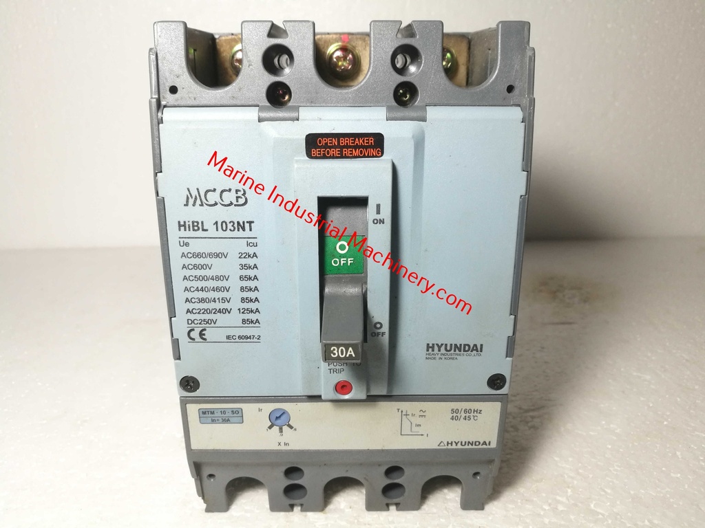 Hyundai HiBL 103NT Molded Case Circuit Breaker(30A)