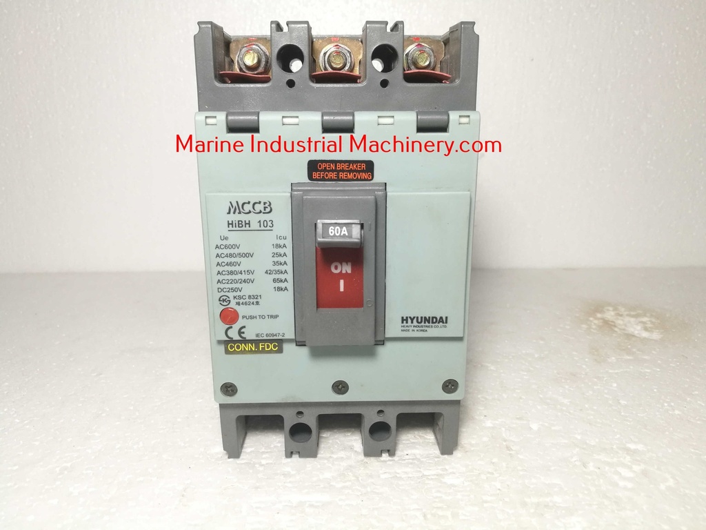 Hyundai HiBH 103 Molded Case Circuit Breaker(60A)