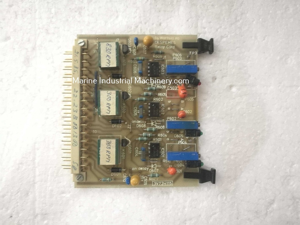 Wartsila 3V72H115 Despemes Relay Card