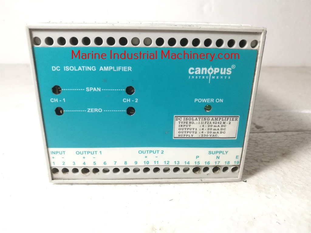 Canopus Instruments IIIF2A4242M-2 DC Isolating Amplifier