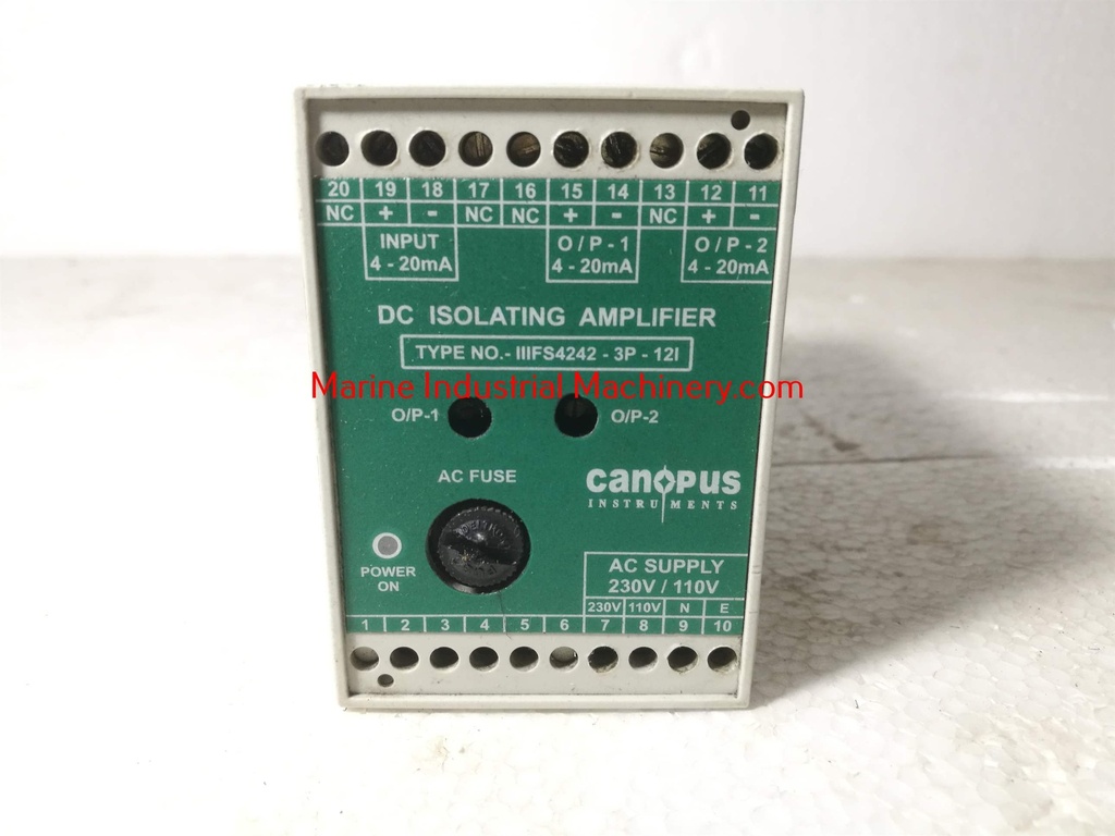 Canopus Instruments IIIFS 4242-3P-12I DC Isolating Amplifier
