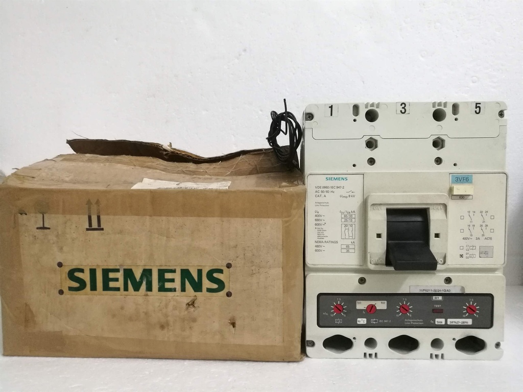 Siemens 3VF6211-2BK44-1GA0 Circuit Breaker