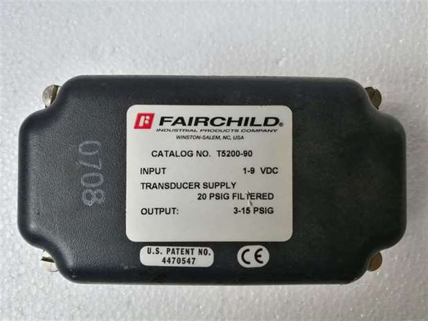 Fairchild T5200-90 Electric Pneumatic Transducer