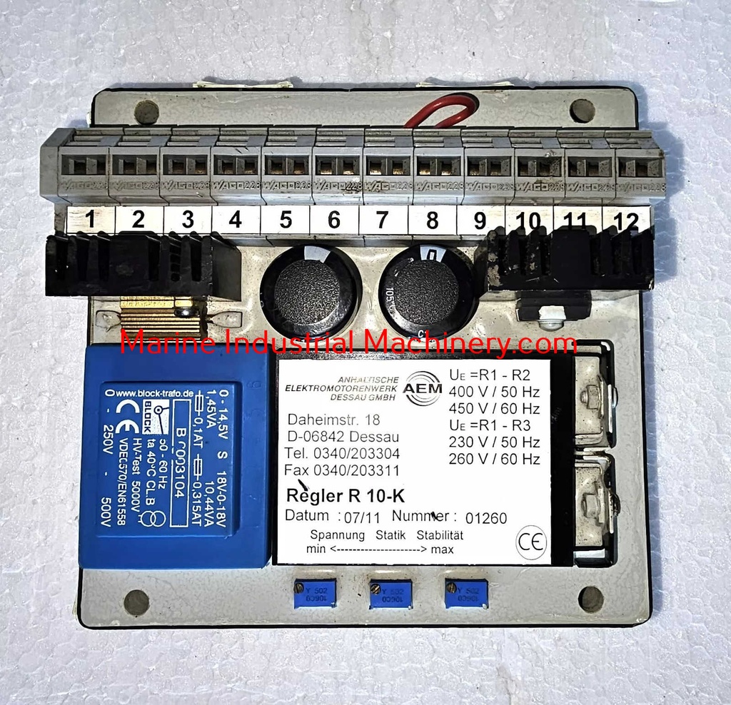 Aem Regler R 10-K Automatic Voltage Regulator