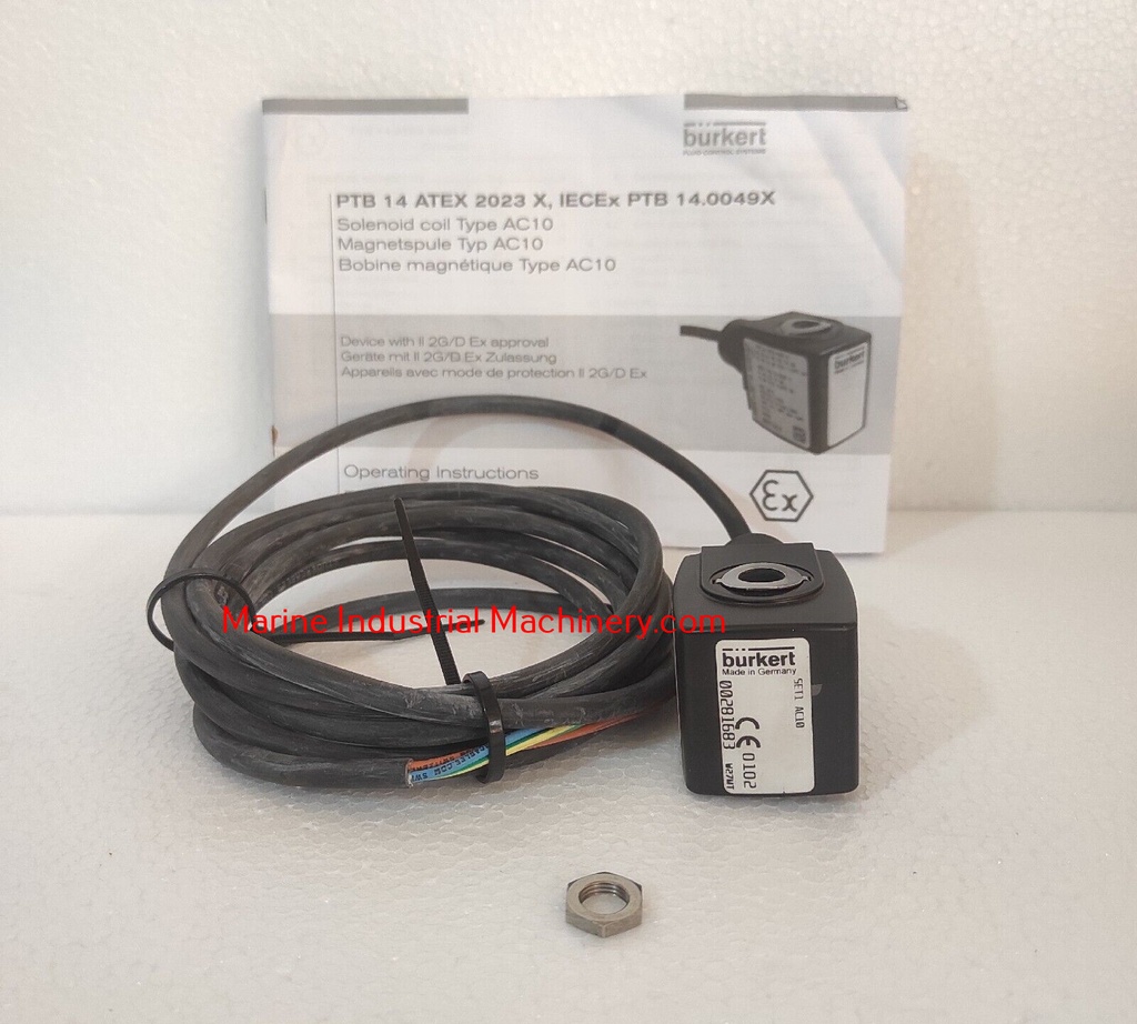 Burkert SET1 AC10 PTB 14 ATEX 2023 X Solenoid Coil