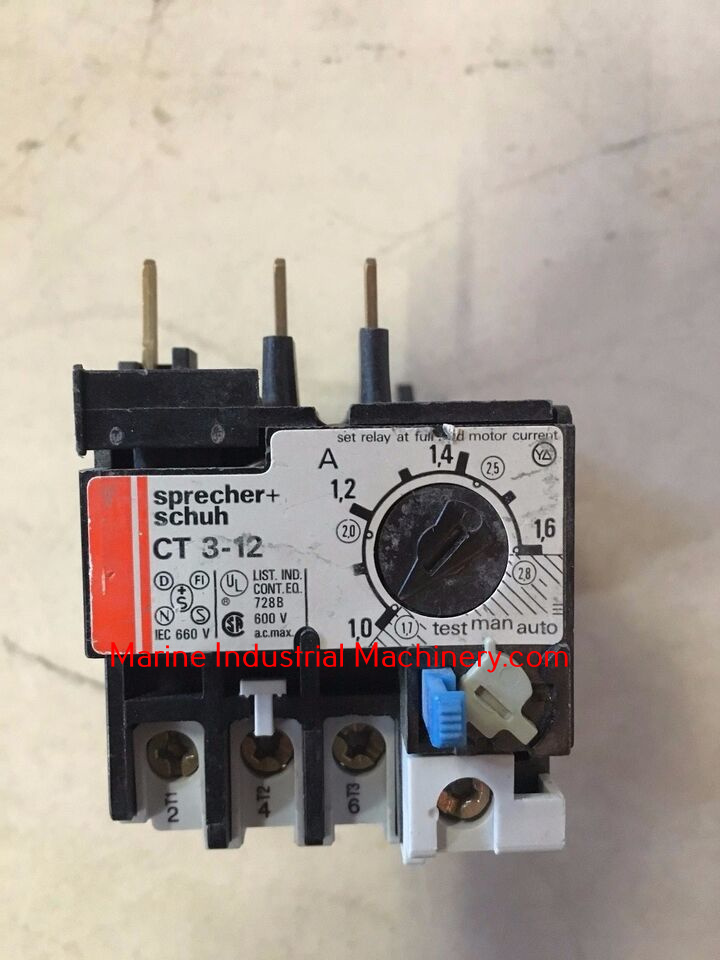 Sprecher Schuh CT 3-12 Overload Relay