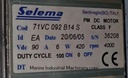 Selema 71vc092b14s pm dc motor