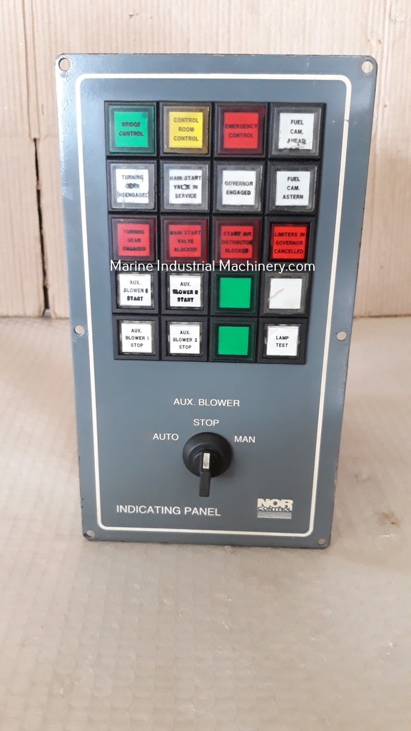 Nor Control Aux Blower Indicating Panel