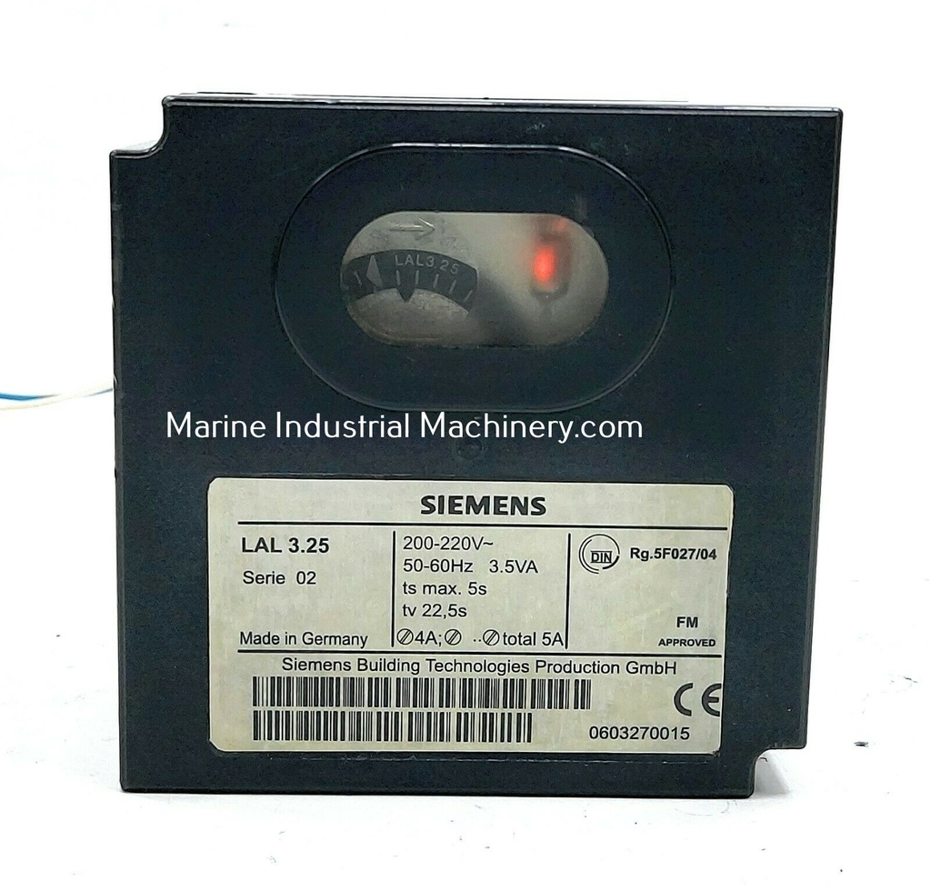 Siemens LAL 3.25  Burner Controller