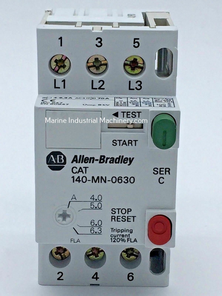 Allen-Bradley 140-MN-0630 Manual Motor Starter Circuit Breaker
