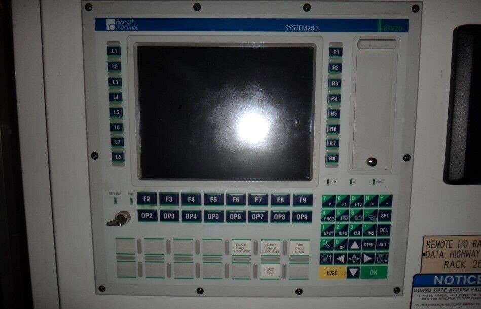 Rexroth Indramat System 200 BTV20.2CA-64B-11C-D-FW Operator Interface