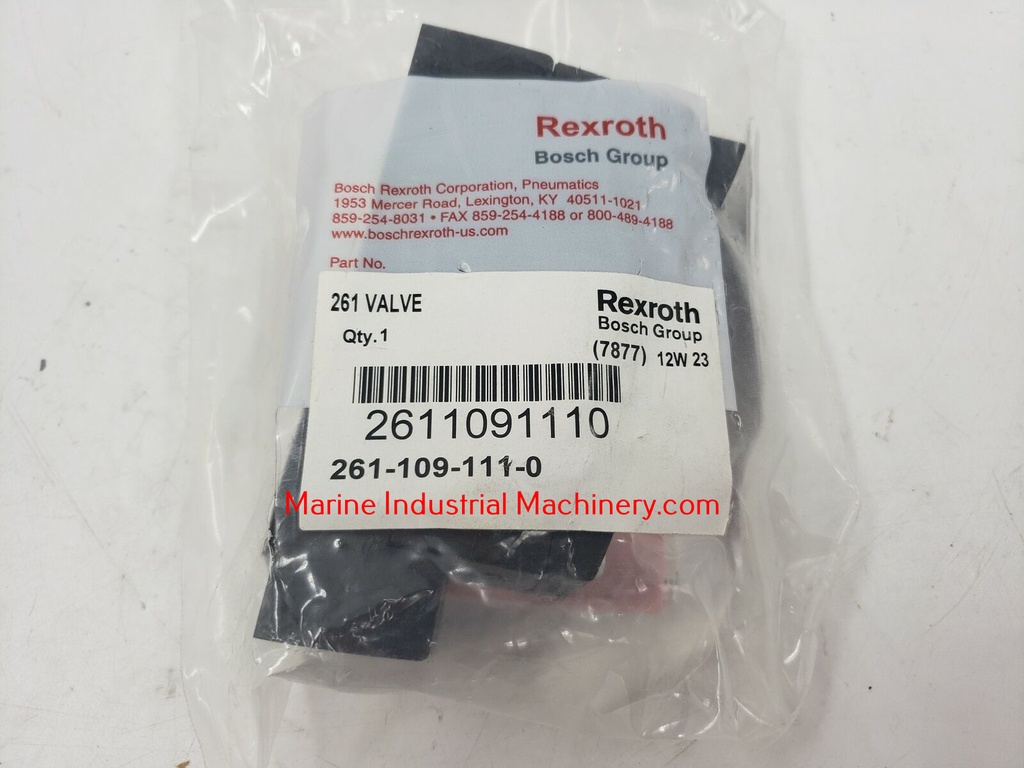 Rexroth 261-109-111-0 Valve