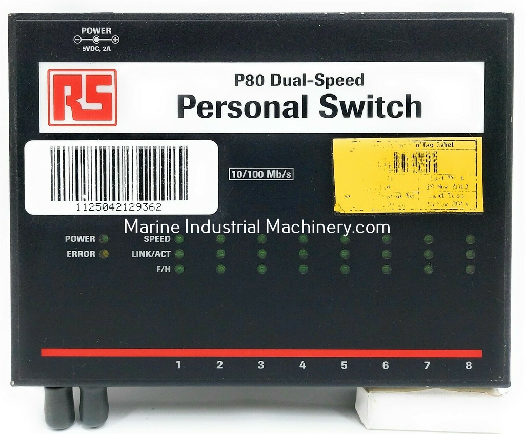 RS P80 Dual Speed Pro Personal Network Switch