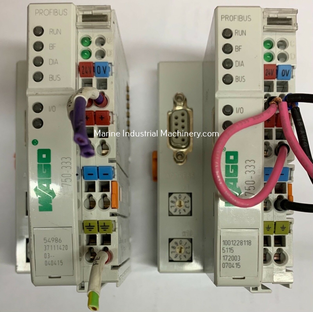 Wago 750-333 FieldbusCoupler I/O System Profibus