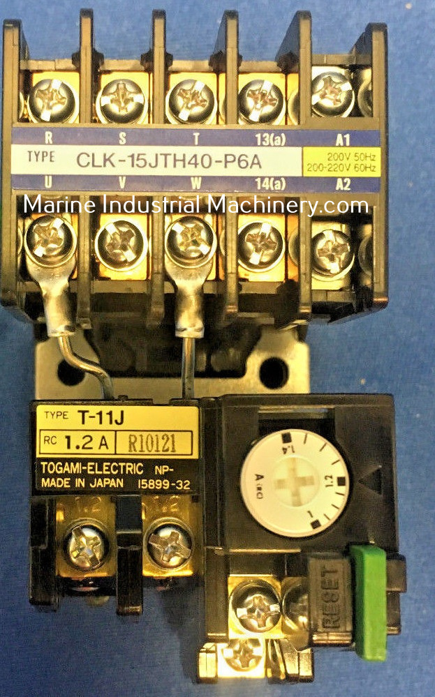 Togami Electric CLK-15JTH40-P6A & T-11J Magnetic Switch