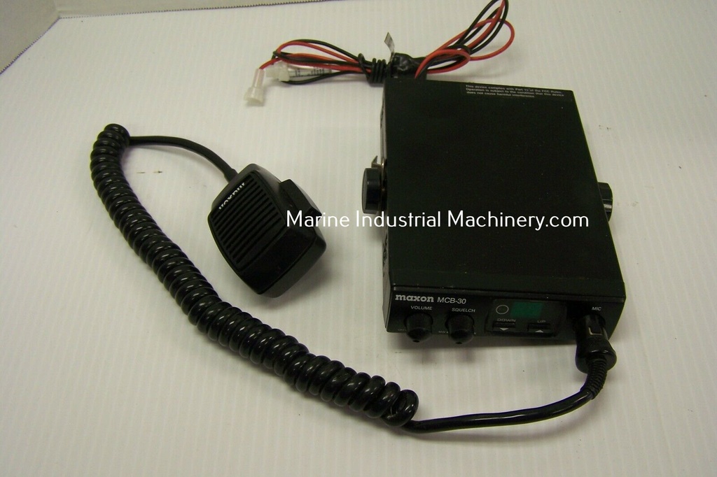 Maxon MCB-30 CB Radio- 40 channel with Microphone untested