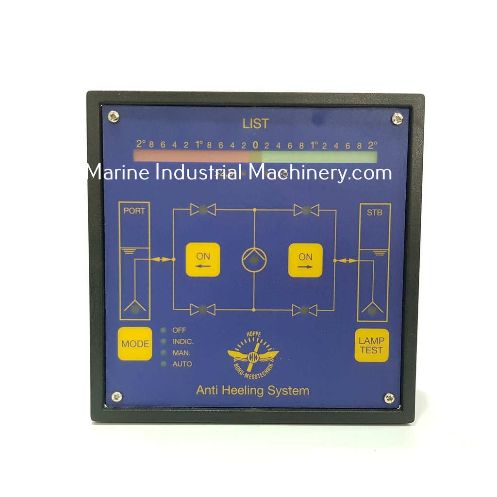 Hoppe Marine Bord-Messtechnik Control Panel Anti Heeling System