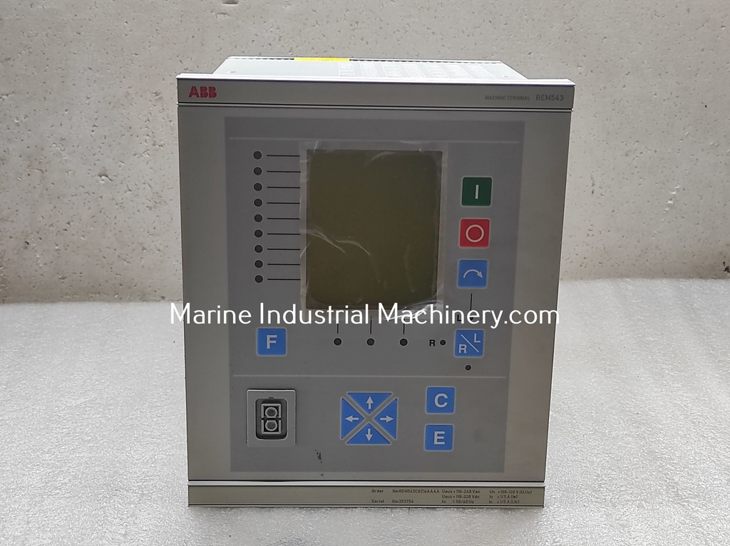 ABB REM543 Machine Protection Terminal