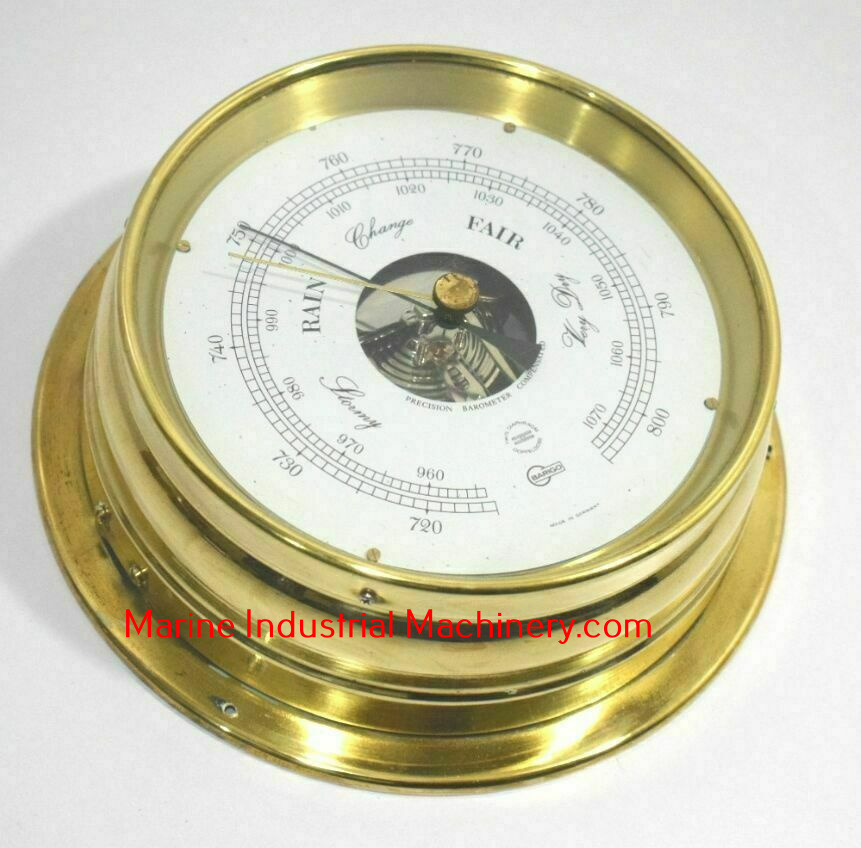 Barigo Marine Ship's Nautical Aneroid Brass Barometer