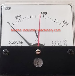 Daiichi Keiki JIS-C-1102 Panel Meter(0-600V)