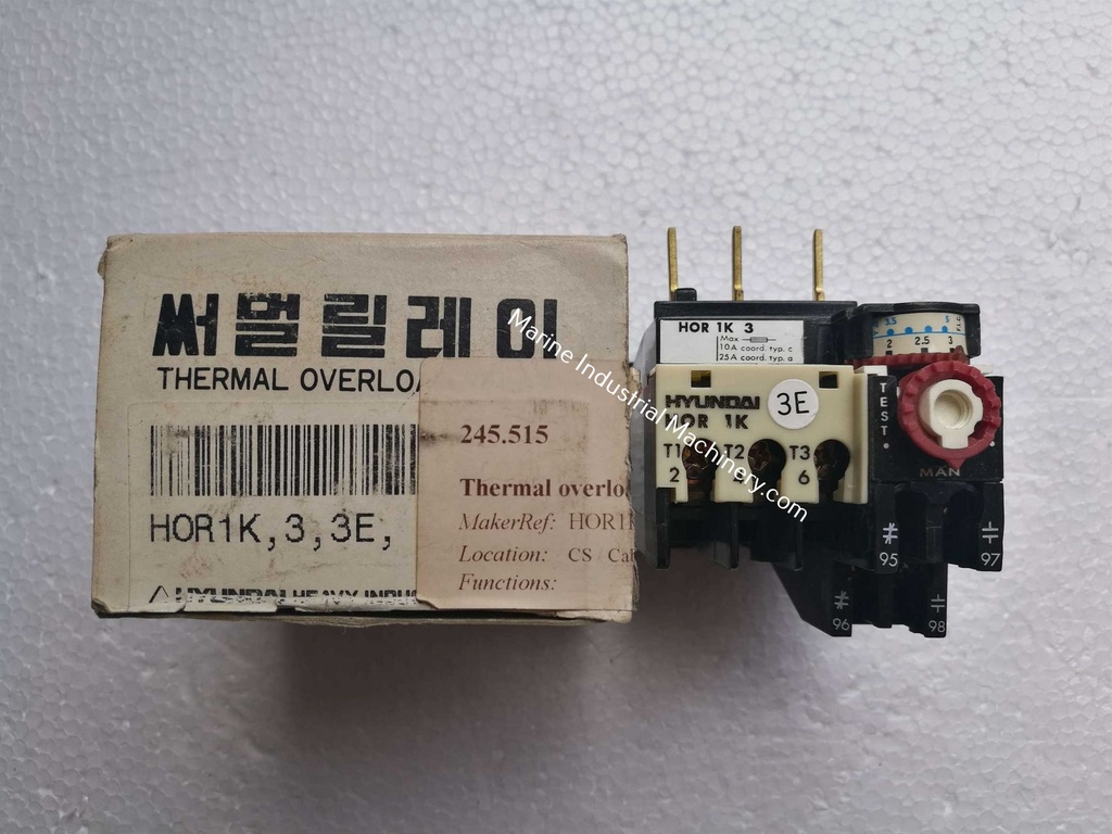 Hyundai HOR 1K,3,3E Thermal Overload Relay