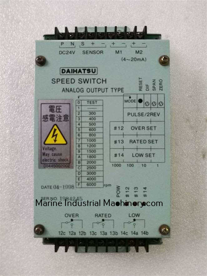 Daihatsu Analog Output Speed Switch