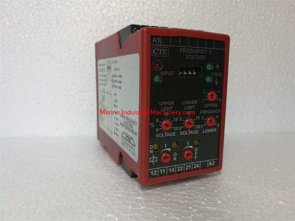 THIIM UFWA F605 B460 AA4C Main Frequency & Voltage Monitoring Relay