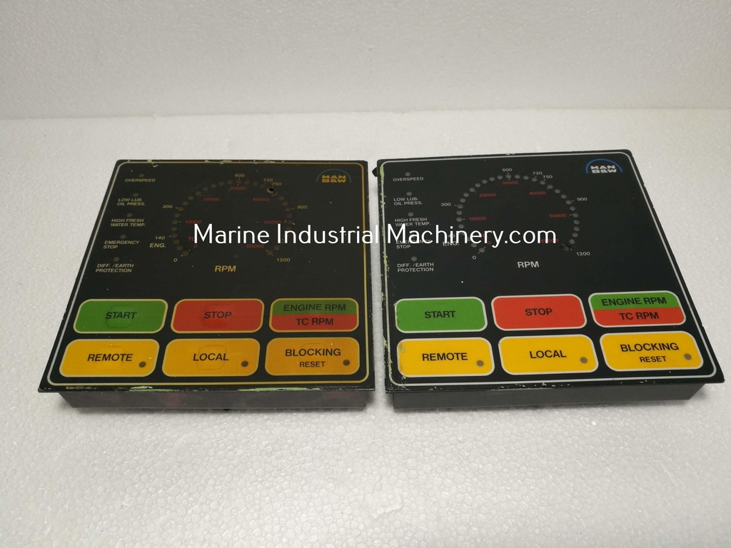Man B&W Engine Control Panel
