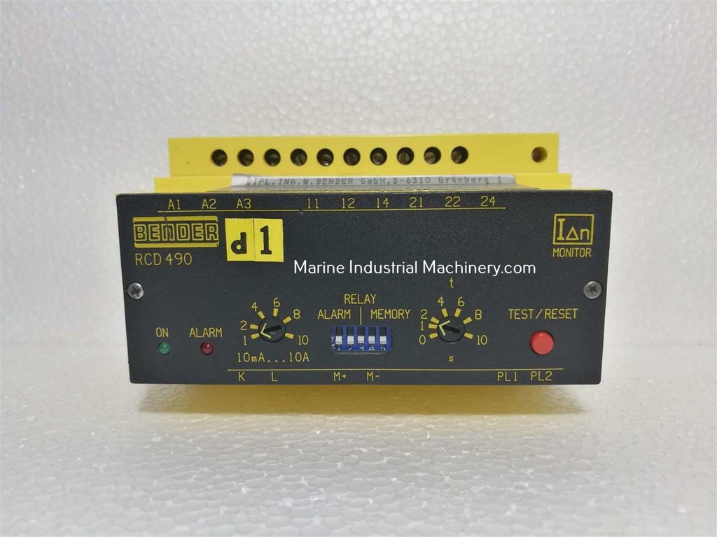 Bender RCD 490 Residual Current Device