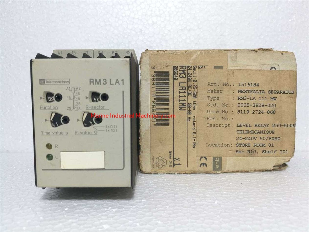 Telemecanique RM3LA111MW Control Relay