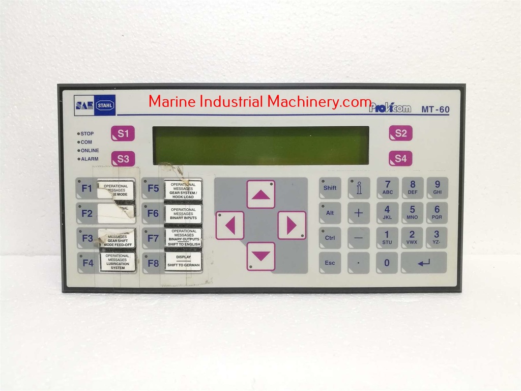Sae Stahl Proticom MT-60 Control Panel
