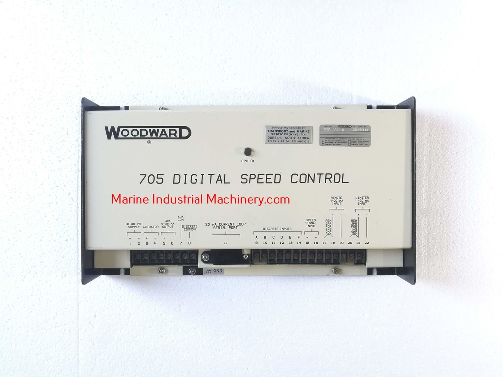 Woodward 9905-238 B 705 Digital Speed Control