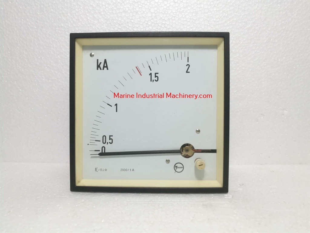 Janssen Analog Panel Meter (0-2kA)