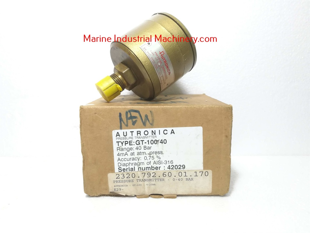 Autronica GT-9/6bar Pressure Transmitter