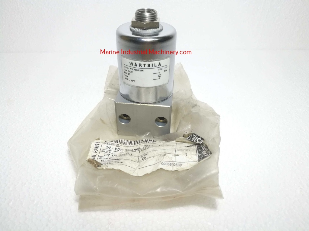Wartsila 2A27 3/2-Way Solenoid Valve