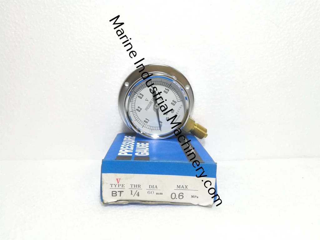 Daito Keiki BT 1/4 60 Pressure Guage (0-0.6MPa)