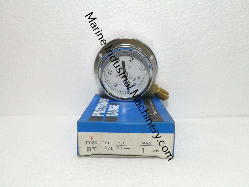 Daito Keiki BT 1/4 60 Pressure Gauge (0-1MPa)