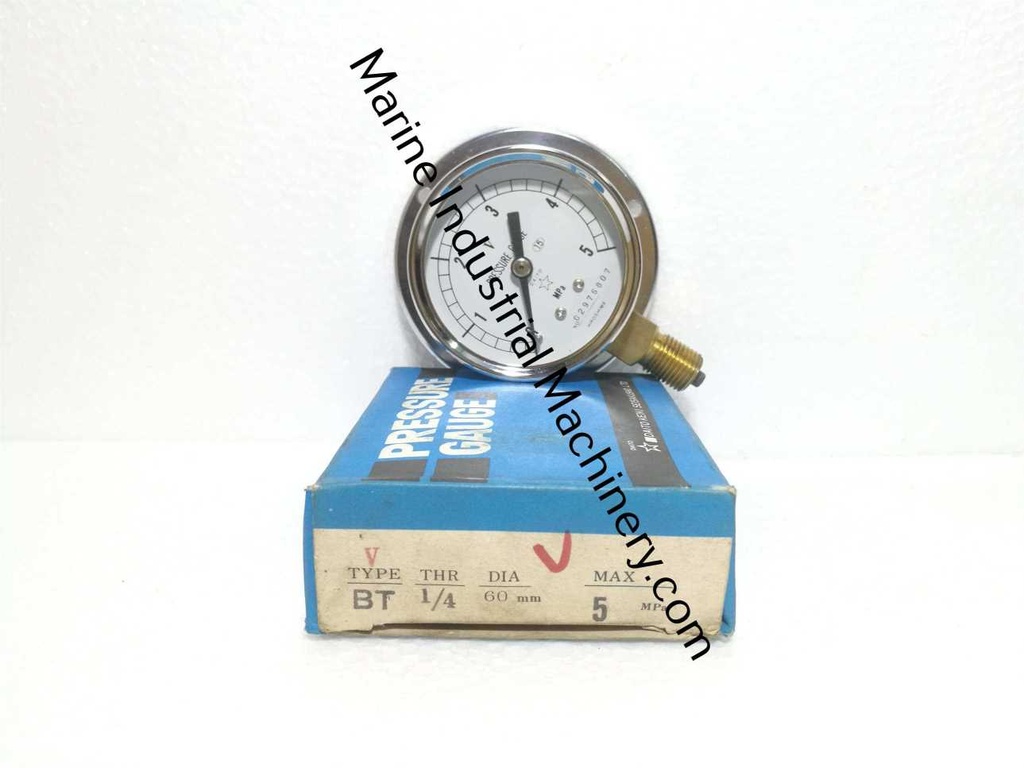 Daito Keiki BT 1/4 60 Pressure Gauge (0-5MPa)