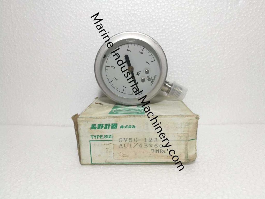 Nagano Keiki GV50-123 Pressure Sensor Switch Gauge (0-7MPa)