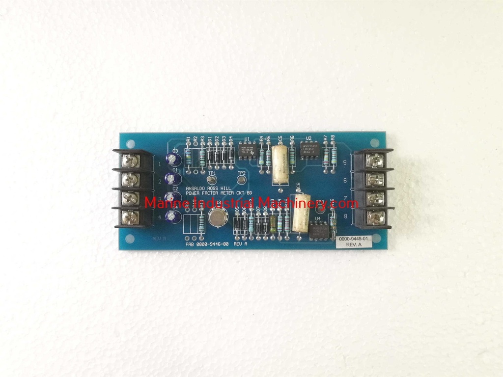 Ansaldo Ross Hill FAB 0000-9446-00 Power Factor Meter Pcb