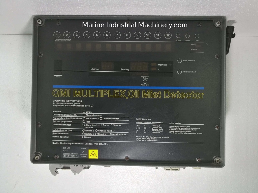QMI Multiplex Oil Mist Detector | Marine Industrial Machinery
