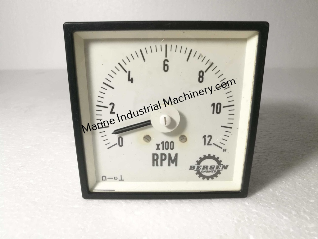 Bergen RPM Meter(0-12x100) | Marine Industrial Machinery