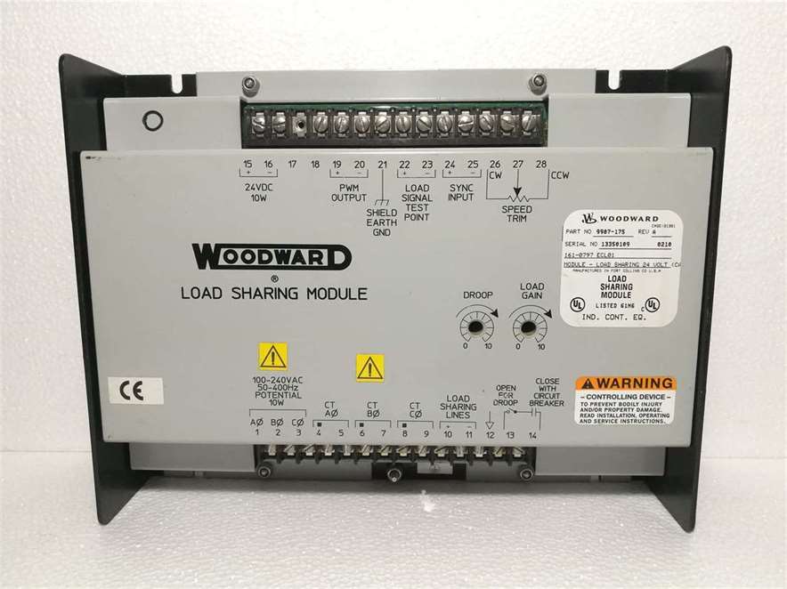 Woodward 9907-175 Load Sharing Module | Marine Industrial Machinery