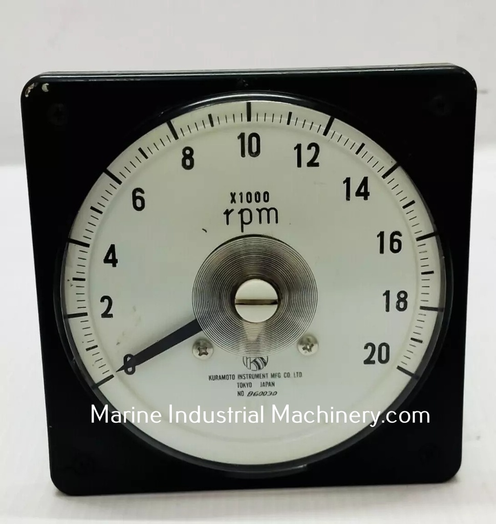 Kuramoto X1000 Rpm Meter(0-20) | Marine Industrial Machinery