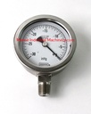 Noshok 316 SS Tube & Socket Pressure Gauge (-30 to 0)