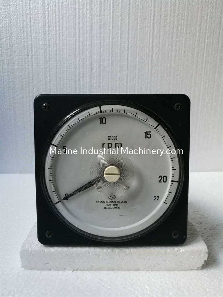 KURAMOTO X1000 RPM Meter | Marine Industrial Machinery
