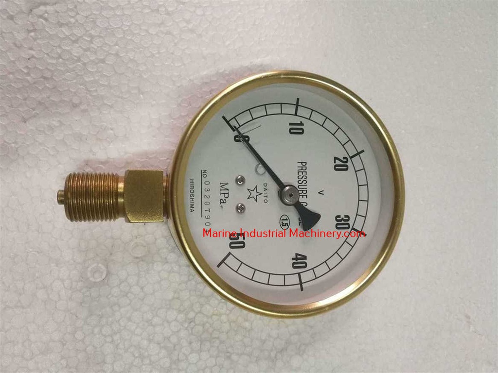 Daito Keiki Pressure Gauge (0-50MPa) | Marine Industrial Machinery
