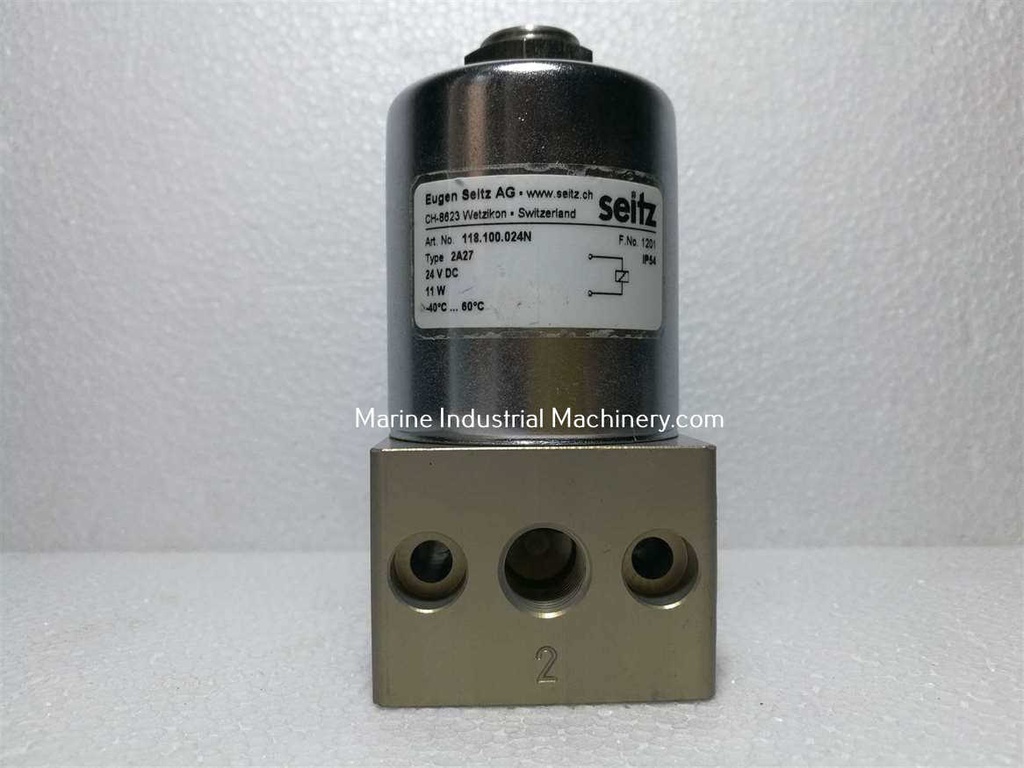 Eugen Seitz AG 2A27 118.100.024N Solenoid Valve | Marine Industrial ...