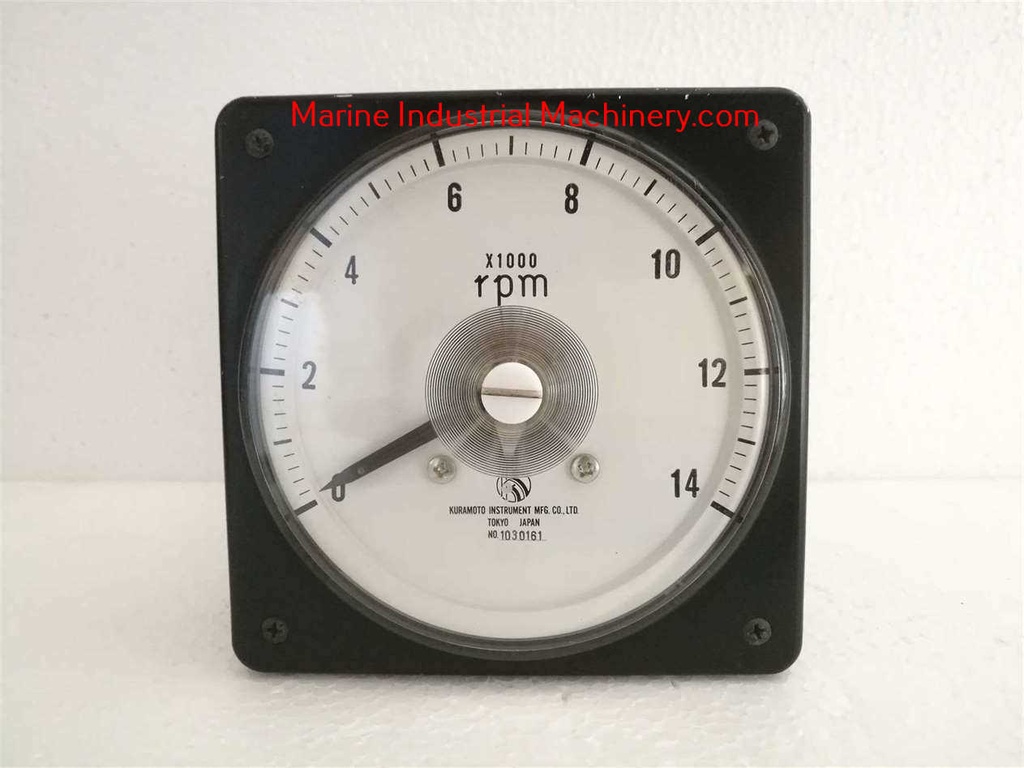 Kuramoto Instrument X1000 rpm Meter | Marine Industrial Machinery